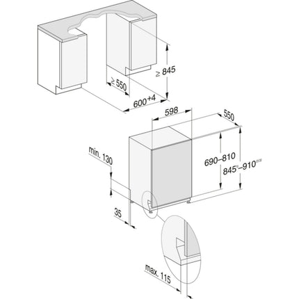 Lave vaisselle encastrable MIELE G 5656 SCVi XXL