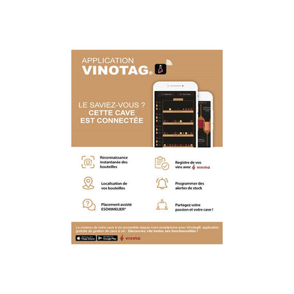 Cave à vin de service CLIMADIFF CEPAGE108DZ