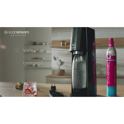 Machine à soda SODASTREAM E-TERRA noire