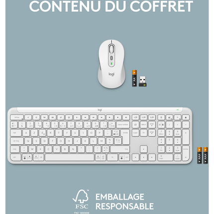 Clavier + Souris LOGITECH MK950 Signature Slim Bluetooth