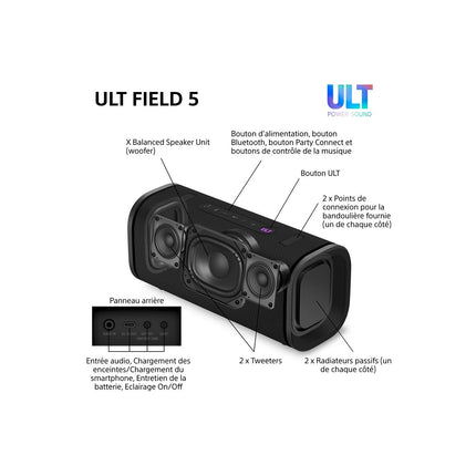 Enceinte portable SONY ULT FIELD 5 Noire