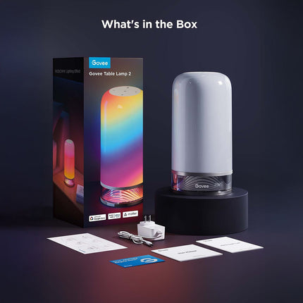 Lampe connectée GOVEE Lampe de table LED RGBICWW