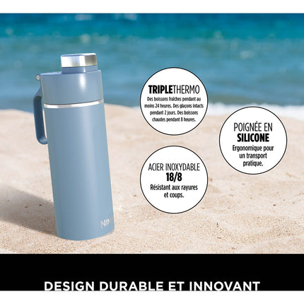 Bouteille isotherme NINJA Thirsti 530ml Travel Bottle Black
