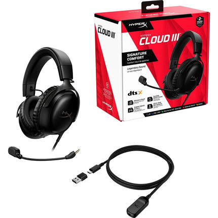 Casque gamer HYPERX Cloud III BLK-ED GAM HS