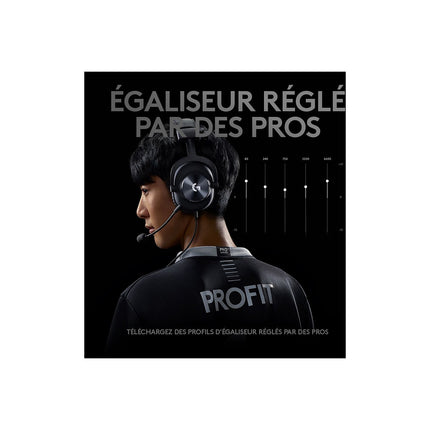 Casque gamer LOGITECH G PRO X GAMING Casque + Support