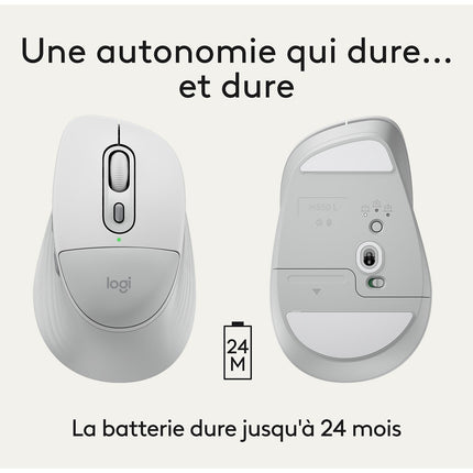 Souris sans fil LOGITECH M850 L OFFWHITE