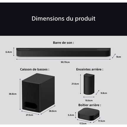 Barre de son SONY Theatre System 6