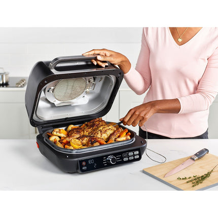 Grille-viande NINJA Foodi MAX PRO AG651EU noir gris à poser, 33x20 cm Reconditionné