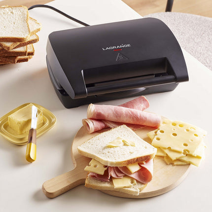Gaufrier, croque monsieur LAGRANGE Mini Maxi 2 plaques gaufre+croque 28463