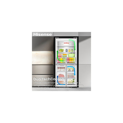 Réfrigérateur multi portes HISENSE RQ5P470SMIE