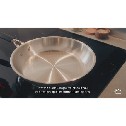 Batterie de cuisine LAGOSTINA 3 poeles Esperta Triply 20/24/28cm