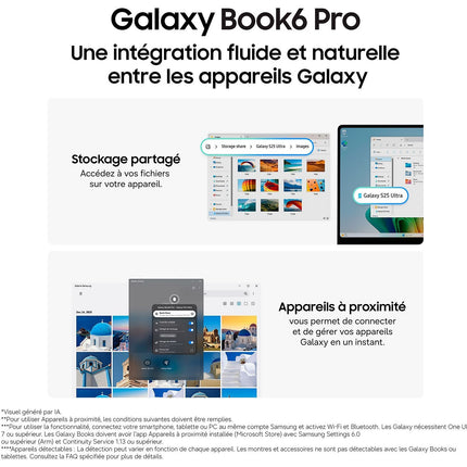 Ordinateur portable SAMSUNG Galaxy Book6 Pro AI 1