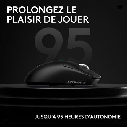 Souris Gamer Sans Fil LOGITECH Pro X superlight 2 compact Noir