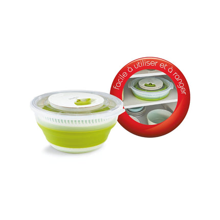 Essoreuse à salade MOULINEX rétractable 4L