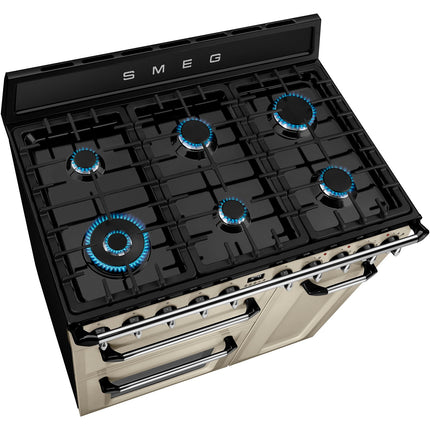 Piano de cuisson gaz SMEG TR93BL