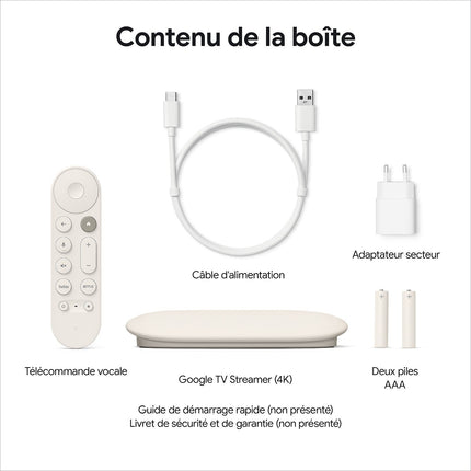 Passerelle multimédia GOOGLE TV Streamer 4K