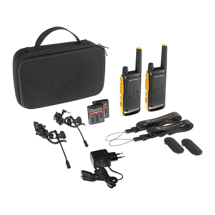 Talkie walkie MOTOROLA T82 Extreme Twin Noir/Jaune