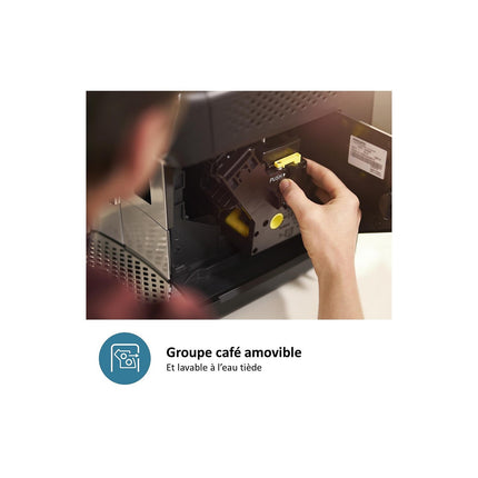 Expresso Broyeur PHILIPS EP1220/00 Noir Mat série 1200
