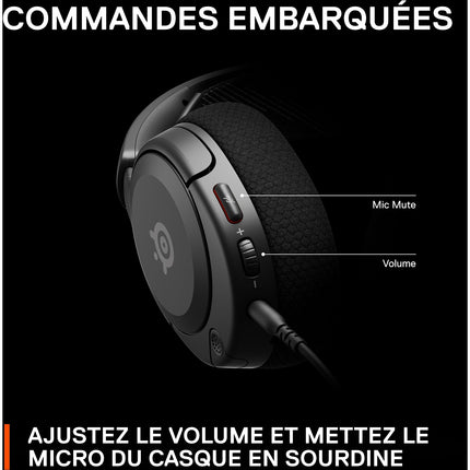 Casque gamer STEELSERIES Arctis Nova 1 Noir