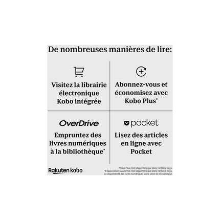 Liseuse eBook KOBO Clara BW