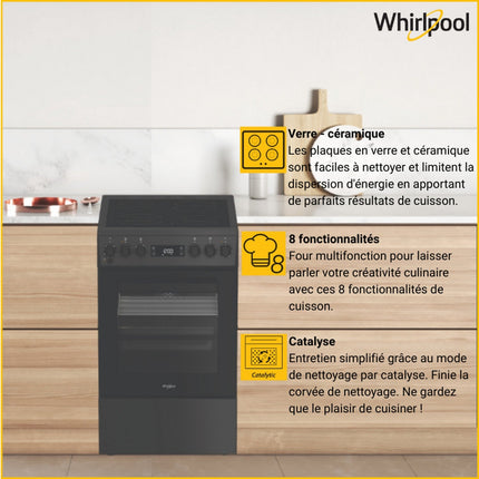 Cuisinière électrique WHIRLPOOL W5V8LCSA