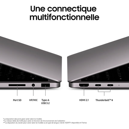 Ordinateur portable SAMSUNG Galaxy Book6 Ultra AI 16" Tactile - Intel Core Ultra 7 - Nvidia RTX 5070 - 32 Go RAM - SSD 1 To