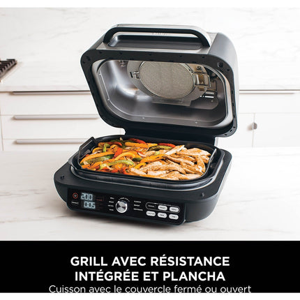 Grille-viande NINJA Foodi MAX PRO AG651EU noir gris à poser, 33x20 cm