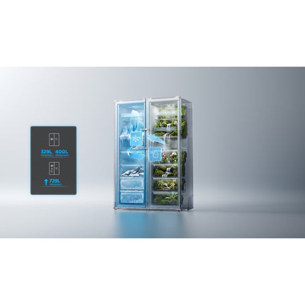 Congélateur armoire TCL FC329FXD2
