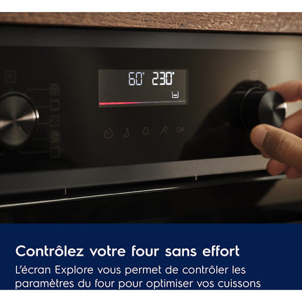 Four encastrable ELECTROLUX LODDP67WH2 Pyrolyse Chaleur tournante et Vapeur SteamBake 72L