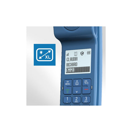 Téléphone sans fil ALCATEL ePure Iconic Bleu