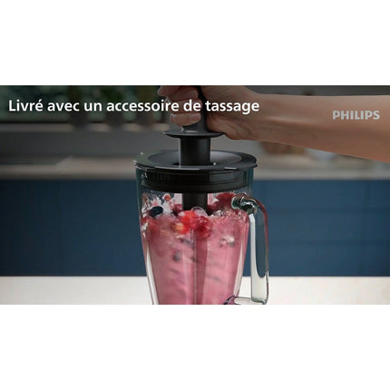 Blender PHILIPS HR3040/00 Blender mixeur métal Série 5000 2L, 1200W