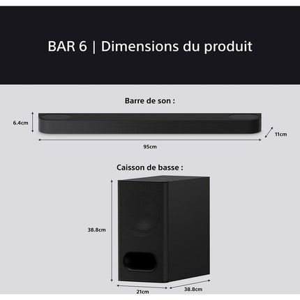 Barre de son SONY Theatre Bar 6 Edition