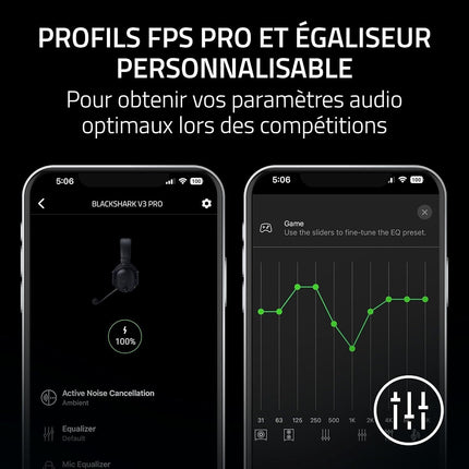 Casque gamer RAZER BLACKSHARK V3 PRO PLAYSTATION NOIR
