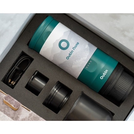 Cafetière portable OUTIN Portable Teal Nano Electric OTEM-01-Teal