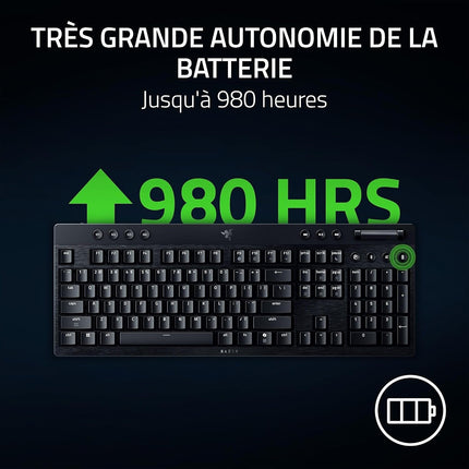 Clavier gamer sans fil RAZER BlackWidow V4 Low-profile HyperSpeed Switches Orange