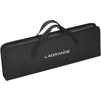 Plancha électrique LAGRANGE Pro 65L noir 2 brûleurs à poser, 65x40 cm + kit d'accessoires