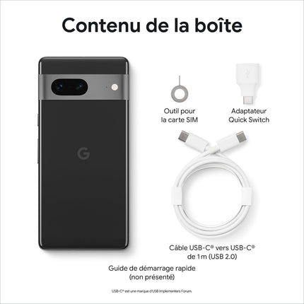 Smartphone GOOGLE Pixel 7 Vert 128Go 5G Reconditionné