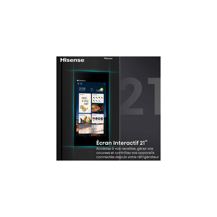 Réfrigérateur Américain HISENSE RS9P628GPFE smart screen