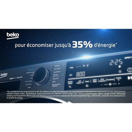 Lave linge hublot BEKO BM3WFT412411B
