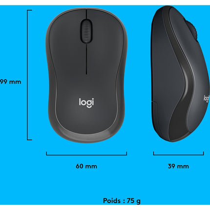 Souris sans fil LOGITECH M220 SILENT Noir