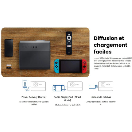 Vidéoprojecteur home cinéma BENQ GP520