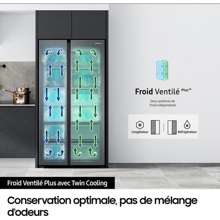 Réfrigérateur Américain SAMSUNG RS90F6