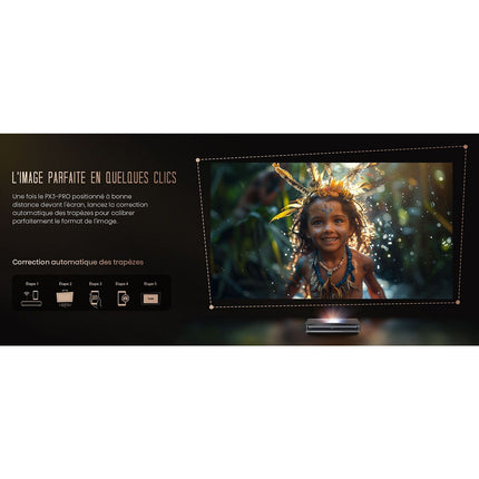 Vidéoprojecteur home cinéma HISENSE PX3-PRO
