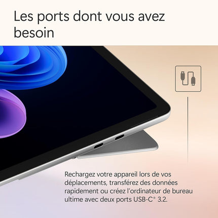 PC Hybride MICROSOFT Pack Surface Pro 12' C8 16 256 Platine
