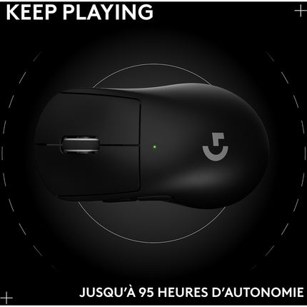 Souris Gamer Sans Fil LOGITECH PRO X SUPERLIGHT 2 DEX LIGHTSPEED