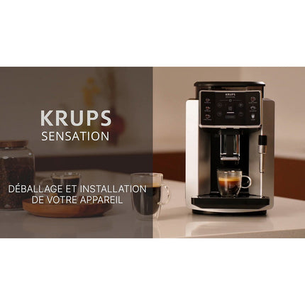 Expresso Broyeur KRUPS EA910E10 sensation silver