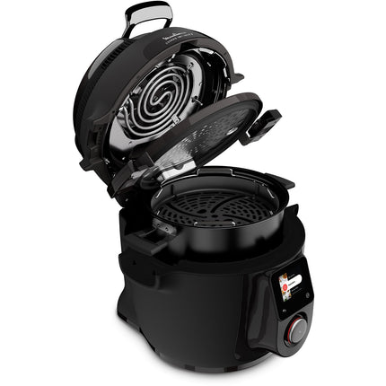 Cookeo MOULINEX Multicuiseur Airfryer Cookeo Infinity avec pale Noir CE9828F0 20 modes de cuisson, 6,5 L
