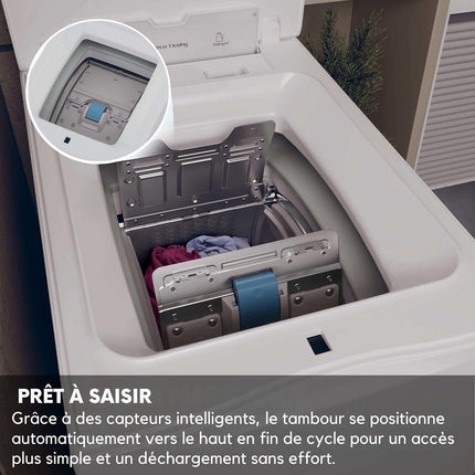 Lave linge top HAIER HW85-BPD13386U-S