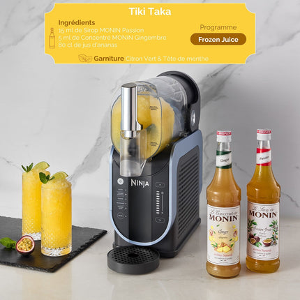 Machine à granita NINJA Slushi FS301EU Granités, Cocktails Glacés, Milkshakes, 5 Programmes, 2.5L, Maintien au Froid 12H