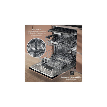 Lave vaisselle encastrable HOTPOINT H7IHP40L MaxiSpace